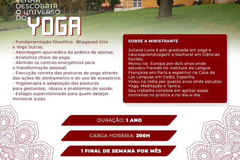 Curso de Formação em Yoga